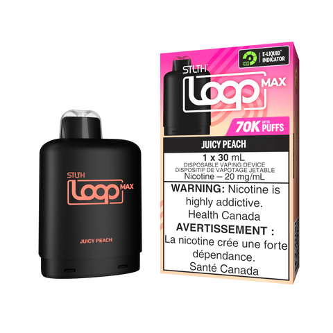 STLTH Loop Max Pods | Vape Cloud Canada Valor 20mg ON Tax / Juicy Peach 37.99 Vape Cloud