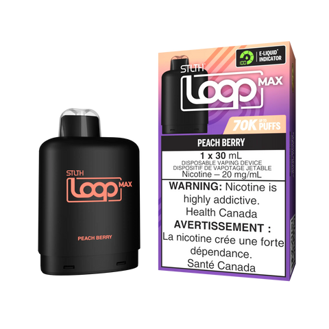 STLTH Loop Max Pods | Vape Cloud Canada Valor 20mg ON Tax / Peach Berry 37.99 Vape Cloud