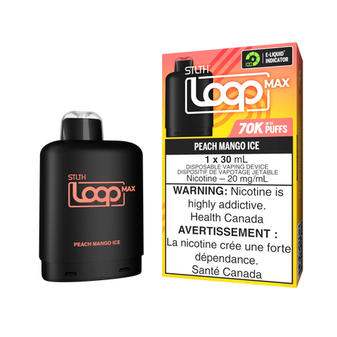 STLTH Loop Max Pods | Vape Cloud Canada Valor 20mg ON Tax / Peach Mango Ice 37.99 Vape Cloud