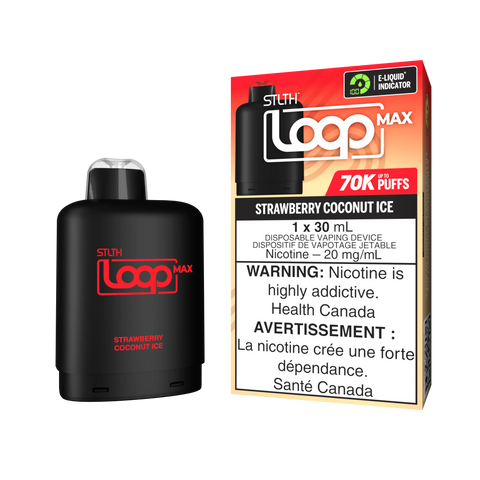 STLTH Loop Max Pods | Vape Cloud Canada Valor 20mg ON Tax / Strawberry Coconut Ice 37.99 Vape Cloud