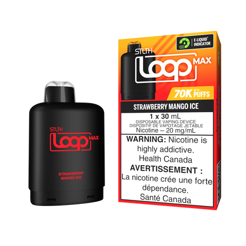 STLTH Loop Max Pods | Vape Cloud Canada Valor 20mg ON Tax / Strawberry Mango Ice 37.99 Vape Cloud