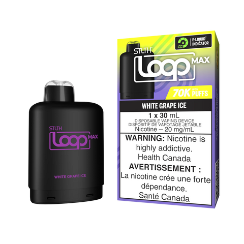 STLTH Loop Max Pods | Vape Cloud Canada Valor 20mg ON Tax / White Grape Ice 37.99 Vape Cloud