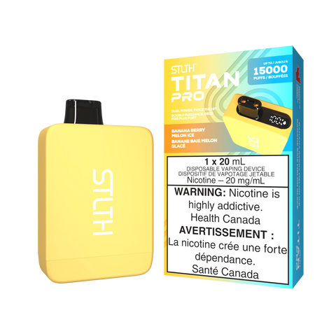 STLTH - Titan Pro | Vape Cloud Canada Valor 20mg ON Tax / Banana Berry Melon Ice 39.99 Vape Cloud