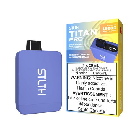 STLTH - Titan Pro | Vape Cloud Canada Valor 20mg ON Tax / Blueberry Lemon Ice 39.99 Vape Cloud