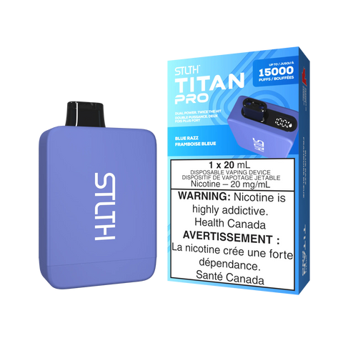 STLTH - Titan Pro | Vape Cloud Canada Valor 20mg ON Tax / Blue Razz 39.99 Vape Cloud