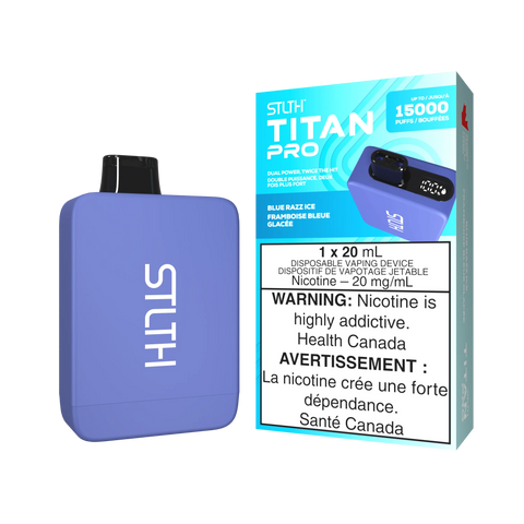 STLTH - Titan Pro | Vape Cloud Canada Valor 20mg ON Tax / Blue Razz Ice 39.99 Vape Cloud
