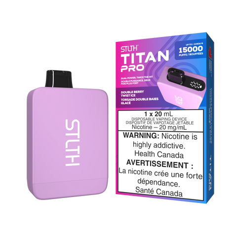 STLTH - Titan Pro | Vape Cloud Canada Valor 20mg ON Tax / Double Berry Twist Ice 39.99 Vape Cloud