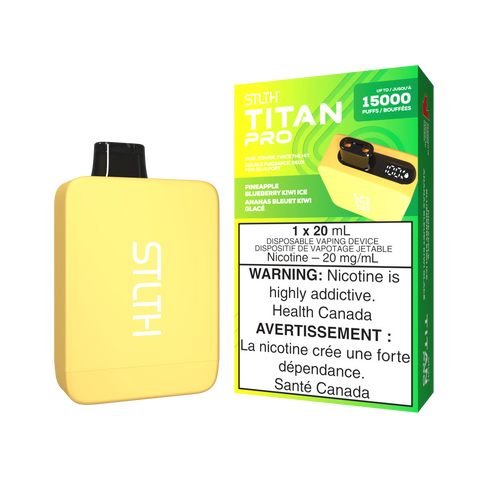 STLTH - Titan Pro | Vape Cloud Canada Valor 20mg ON Tax / Pineapple Blueberry Kiwi Ice 39.99 Vape Cloud