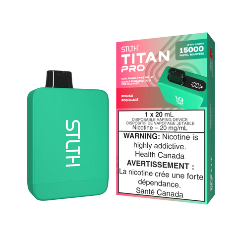 STLTH - Titan Pro | Vape Cloud Canada Valor 20mg ON Tax / POG Ice 39.99 Vape Cloud