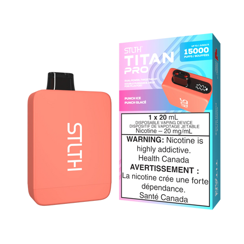 STLTH - Titan Pro | Vape Cloud Canada Valor 20mg ON Tax / Punch Ice 39.99 Vape Cloud