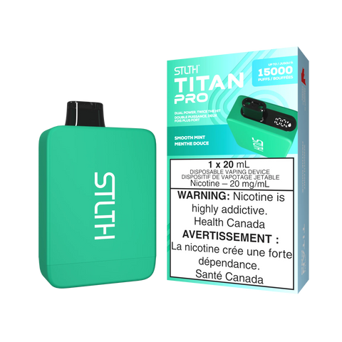 STLTH - Titan Pro | Vape Cloud Canada Valor 20mg ON Tax / Smooth Mint 39.99 Vape Cloud