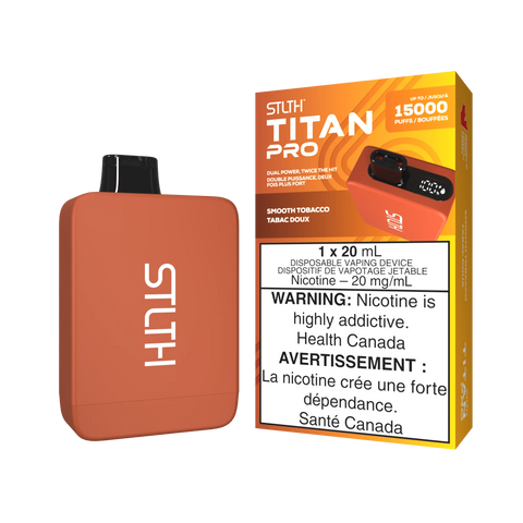STLTH - Titan Pro | Vape Cloud Canada Valor 20mg ON Tax / Smooth Tobacco 39.99 Vape Cloud