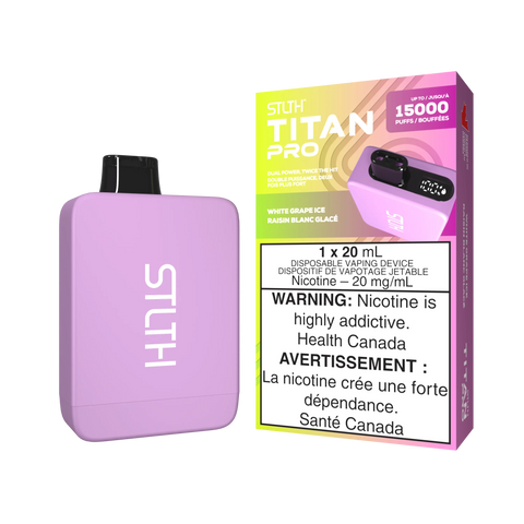 STLTH - Titan Pro | Vape Cloud Canada Valor 20mg ON Tax / White Grape Ice 39.99 Vape Cloud