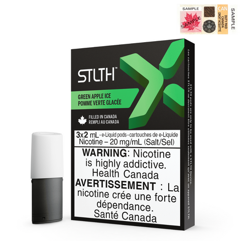 STLTH Pods X *ONLINE ONLY CLEARANCE* Valor 20mg / Green Apple Ice 9.99 Vape Cloud