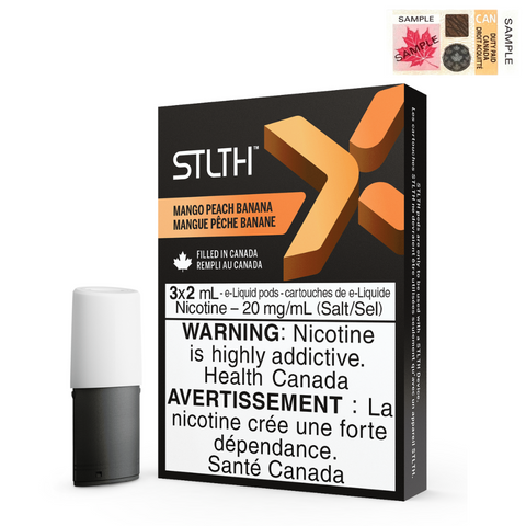 STLTH Pods X *ONLINE ONLY CLEARANCE* Valor 20mg / Mango Peach Banana 9.99 Vape Cloud