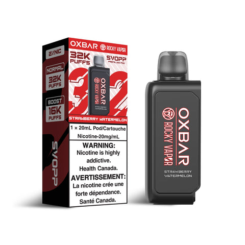 OxBar X Rocky Vapor - Svopp 32k | Vape Cloud Canada Nimbus Distro 20mg ON Tax / StrawberryWatermelon 33.99 Vape Cloud