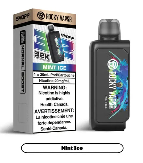 OxBar X Rocky Vapor - Svopp 32k | Vape Cloud Canada Nimbus Distro 20mg-ON-Tax-Ice-Mint-Svopp-32k 33.99 Vape Cloud