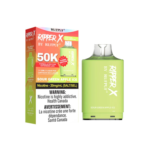 Ripper X 50k Pods | Vape Cloud Canada GCore Sour-Green-Apple-Ice 38.99 Vape Cloud