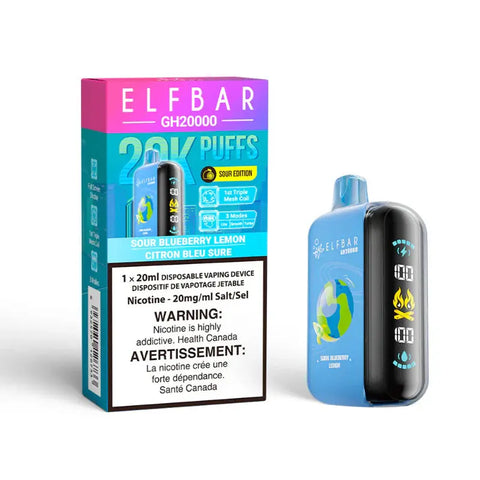 Elf Bar GH20K - Vape Cloud Canada Smoke Arsenal 20mg-ON-Tax-Sour-Blueberry-Lemon 39.99 Vape Cloud