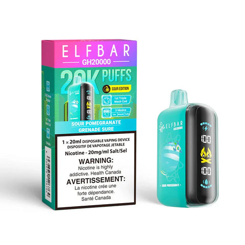 Elf Bar GH20K - Vape Cloud Canada Smoke Arsenal 20mg-ON-Tax-Sour-Pomegranate 39.99 Vape Cloud
