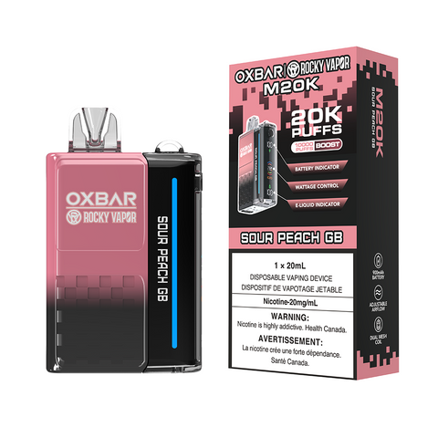 OxBar M20K | Vape Cloud Canada Nimbus Distro 20mg ON Tax / Sour Peach GB 41.99 Vape Cloud
