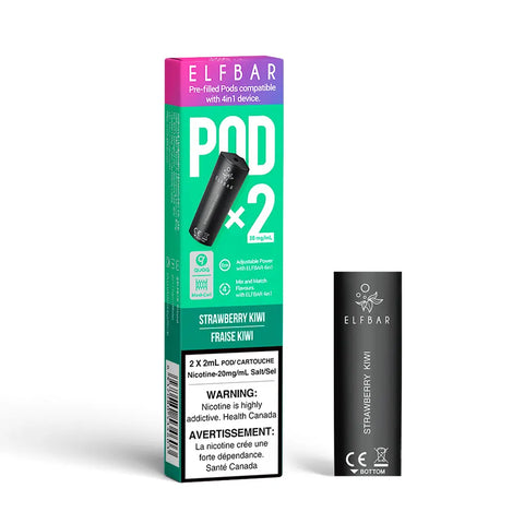 Elf Bar 4In1 Pod System | Vape Cloud Canada Smoke Arsenal 20mg ON Tax / Strawberry Kiwi 14.99 Vape Cloud