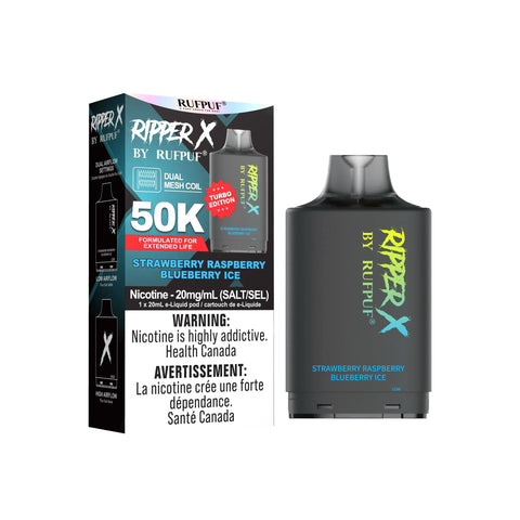 Ripper X - 50K pods GCore Strawberry-Raspberry-Blueberry-Ice 42.50 Vape Cloud