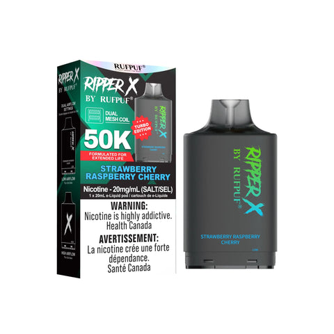 Ripper X 50k Pods | Vape Cloud Canada GCore Strawberry-Raspberry-Cherry 38.99 Vape Cloud