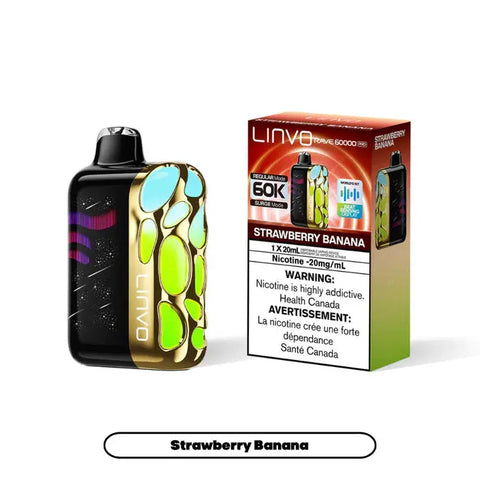 Linvo Rave 60K Pro Disposable Nimbus Distro Strawberry-Banana 41.99 Vape Cloud