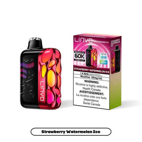 Linvo Rave 60K Pro Disposable Nimbus Distro Strawberry-Watermelon-Ice 41.99 Vape Cloud
