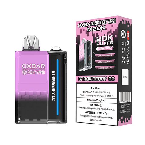 OxBar M20K | Vape Cloud Canada Nimbus Distro 20mg ON Tax / Strawberry CC 41.99 Vape Cloud