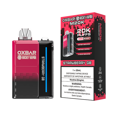 OxBar M20K | Vape Cloud Canada Nimbus Distro 20mg ON Tax / Strawberry GB 41.99 Vape Cloud