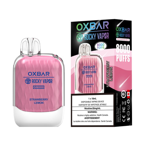 OxBar G8000 | Vape Cloud Canada Nimbus Distro 20mg ON Tax / Strawberry Lemon 33.99 Vape Cloud