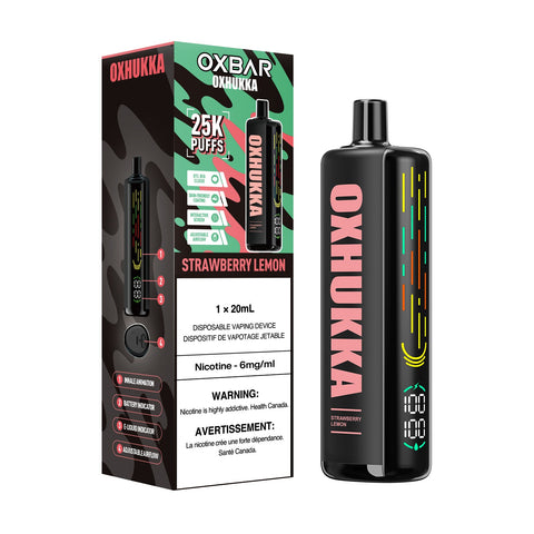 OxBar Oxhukka | Vape Cloud Canada Nimbus Distro 20mg ON Tax / Strawberry Lemon 40.99 Vape Cloud