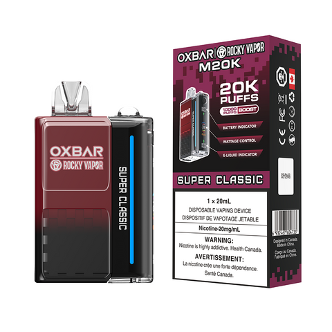 OxBar M20K | Vape Cloud Canada Nimbus Distro 20mg ON Tax / Super Classic 41.99 Vape Cloud