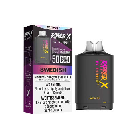 Ripper X 50k Pods | Vape Cloud Canada GCore Swedish 38.99 Vape Cloud