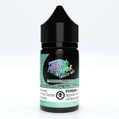 All Day Vapor Nic Salt - (30ml)| Vape Cloud Canada Pacific Smoke 30ml / 10mg ON Tax / Tobacco Mint 33.99 Vape Cloud