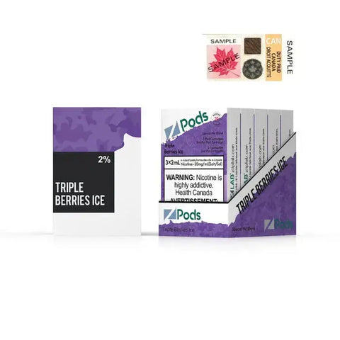 Z Pods | Vape Cloud Canada Smoke Arsenal 20mg-ON-Tax-Triple-Berries-Ice 21.50 Vape Cloud