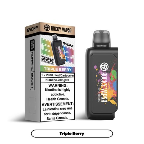 OxBar X Rocky Vapor - Svopp 32k | Vape Cloud Canada Nimbus Distro 20mg ON Tax / Triple Berry 33.99 Vape Cloud