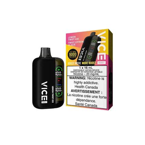 Vice Boost - Lemon Twist Ice | Vape Cloud Canada Valor
