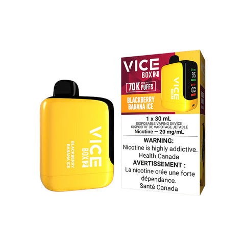 Vice Box 2 Disposable | Vape Cloud Canada Valor 20mg ON Tax / Blackberry Banana Ice 43.99 Vape Cloud