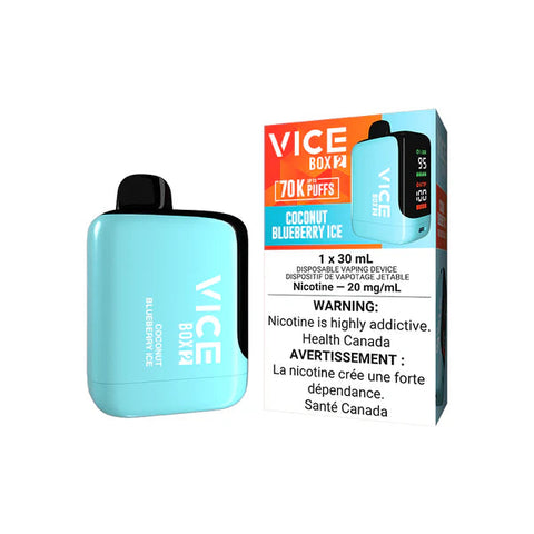 Vice Box 2 Disposable | Vape Cloud Canada Valor 20mg ON Tax / Coconut Blueberry Ice 43.99 Vape Cloud