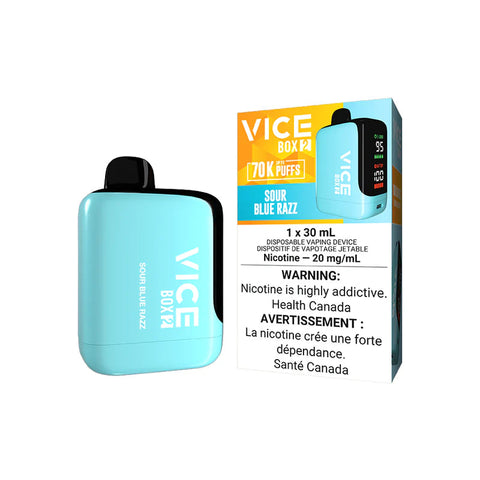 Vice Box 2 Disposable | Vape Cloud Canada Valor 20mg ON Tax / Sour Blue Razz 43.99 Vape Cloud
