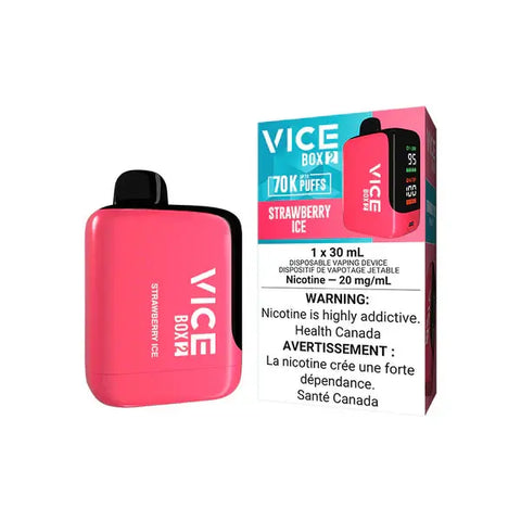 Vice Box 2 Disposable | Vape Cloud Canada Valor Strawberry Ice 43.99 Vape Cloud