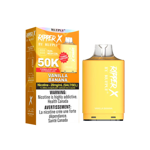 Ripper X - 50K pods Vape Cloud Vanilla-Banana 42.50 Vape Cloud
