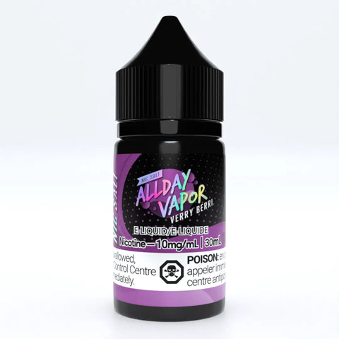 All Day Vapor Nic Salt - (30ml)| Vape Cloud Canada Pacific Smoke 30ml / 10mg ON Tax / Verry Berri 33.99 Vape Cloud