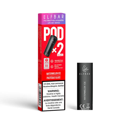 Elf Bar 4In1 Pod System | Vape Cloud Canada Smoke Arsenal 20mg ON Tax / Watermelon Ice 14.99 Vape Cloud