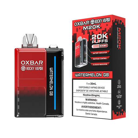 OxBar M20K | Vape Cloud Canada Nimbus Distro 20mg ON Tax / Watermelon GB 41.99 Vape Cloud