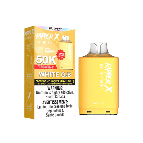 Ripper X - 50K pods Vape Cloud White-G.B 42.50 Vape Cloud