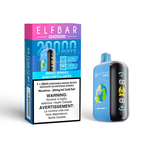 Elf Bar GH20K - Vape Cloud Canada Smoke Arsenal 20mg ON Tax / Wiggly Berries 39.99 Vape Cloud